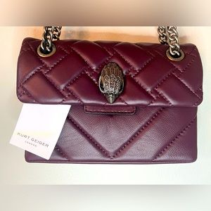 NWT Kurt Geiger small wine